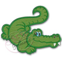 Alligator Gator Boy Bucky Applique Design