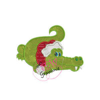 Santa Gator Applique Designs