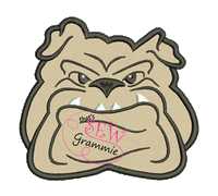 Bulldog Boy Appliqu̩e Design
