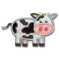 Barnyard Buddy COW Applique Design