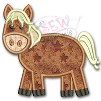 Barnyard Buddy HORSE Applique Design