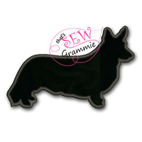 Corgi CWC Silhouette Applique Design