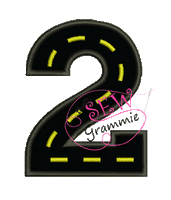 Cruisin' Number TWO Applique Design