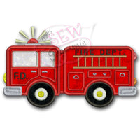 Fire Truck Applique Design