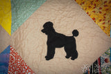 Standard Poodle Poodle Silhouette Applique Design