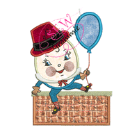 Humpty Dumpty Applique Design