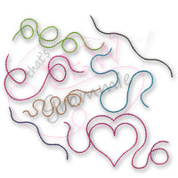 Just Bug Trails Embroidery Embellishment Design