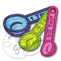 ITH Measuring Spoon Applique Design Set