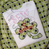 Oh Snap Shamrock Applique Design in 3 styles