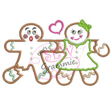 OH SNAP Gingerbread Applique Design LOVE