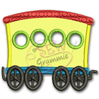 Choo Choo Train Passenger Applique Design