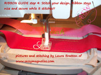 Ribbon Placement Embroidery Guides Design