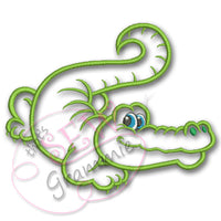 Alligator Gator Boy - Rougaru Applique Design