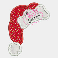 Santa Hat Applique Design