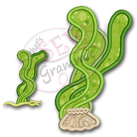Seaweed Applique Design to coordinate with baby sea creature designs