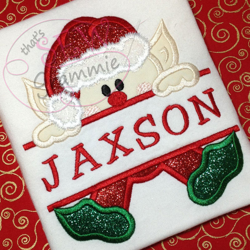 Split Elf Applique Design | sewgrammie