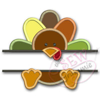 Split Turkey Applique Design