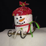 Snowman Toilet Paper Embroidery Design