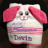 Bunny Faces Embroidery Design for Towels - MEGA SET