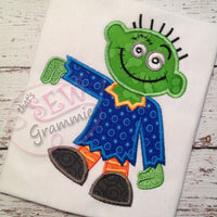 Zombie Boy ONE Applique Design