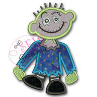 Zombie Boy Applique Design #3